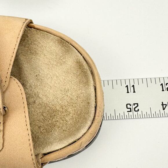 Propet Tan Suede Leather Padded Orthotic Sandals Sz 8 Wide Arch Support Comfort - Picture 11 of 16